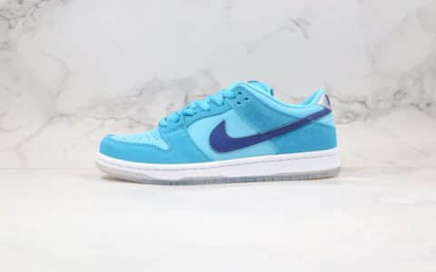 耐克NIKE SB DUNK LOW PRO BIue Fury纯原版本低帮SB DUNK板鞋蓝色原盒原标内置气垫 货号：BQ6817-400