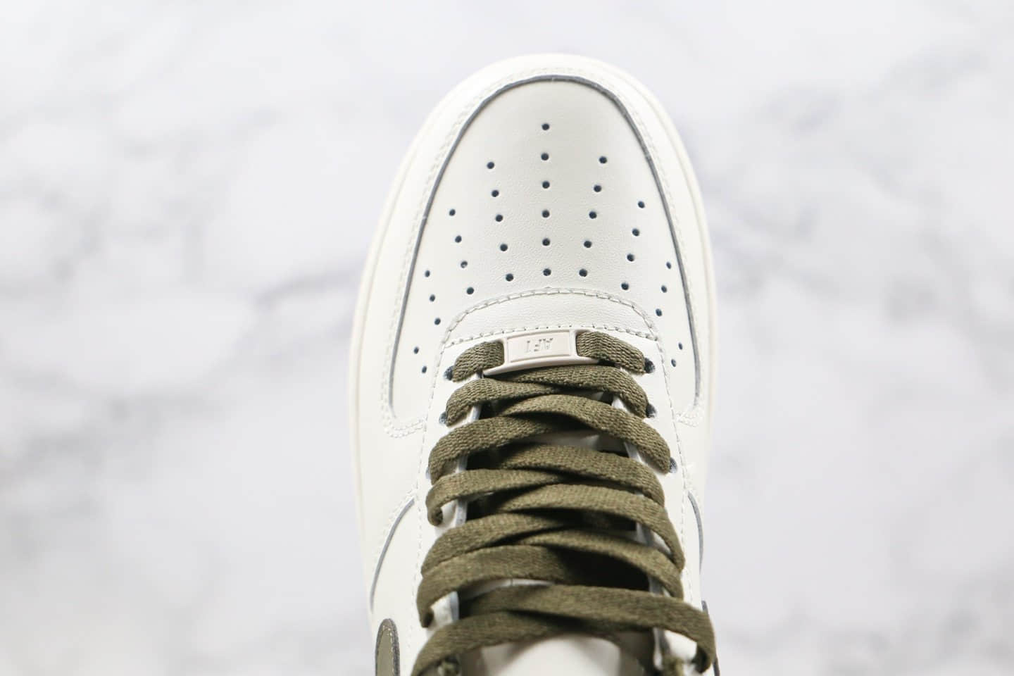 耐克Nike Air Force 1 Low纯原版本低帮空军一号牛油果米白绿色板鞋内置全掌Sole气垫 货号：AQ3778-996