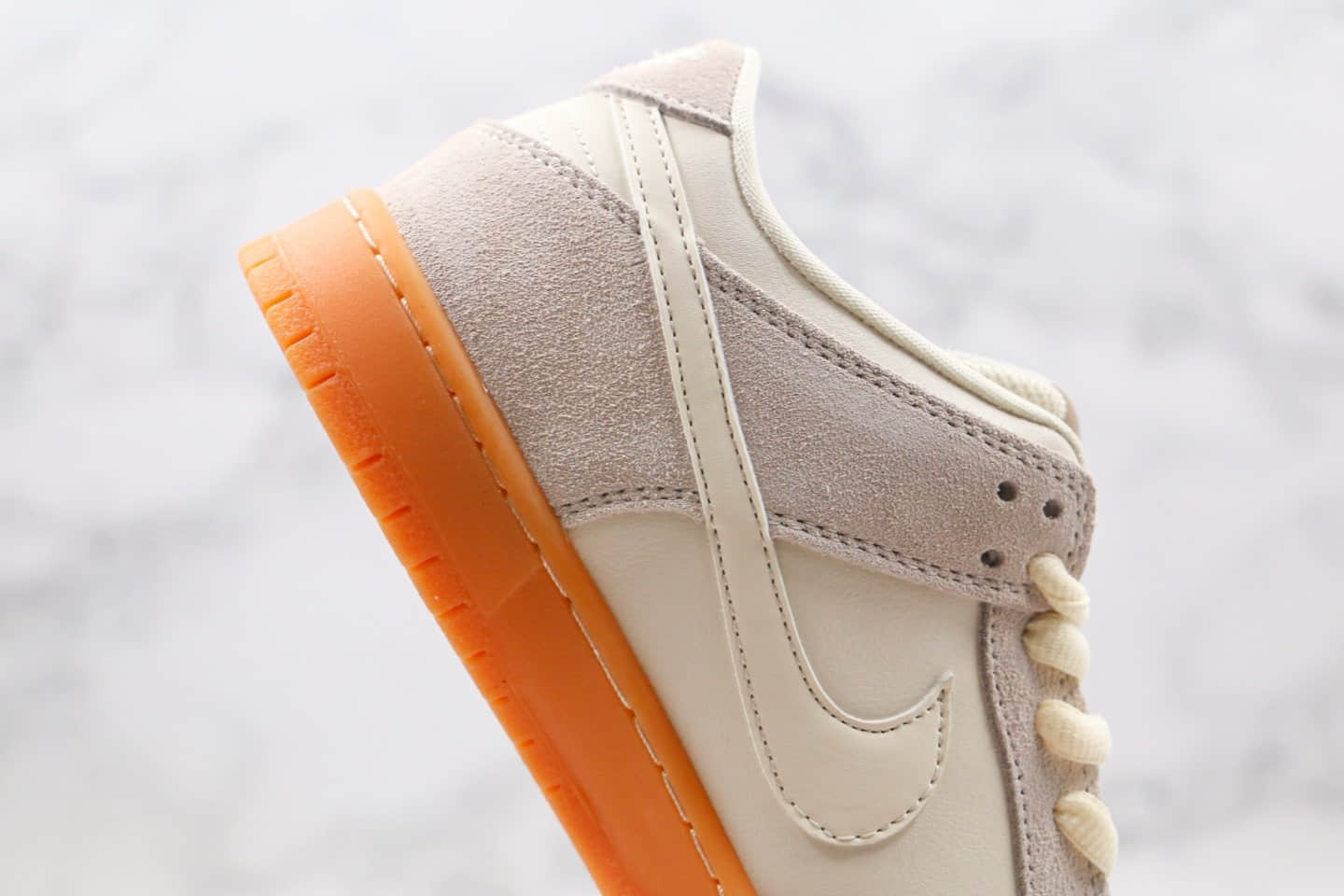 耐克Nike Dunk Low Pro 2020纯原版本低帮SB DUNK米白灰色生胶大底板鞋内置Zoom气垫 货号：AR0778-005