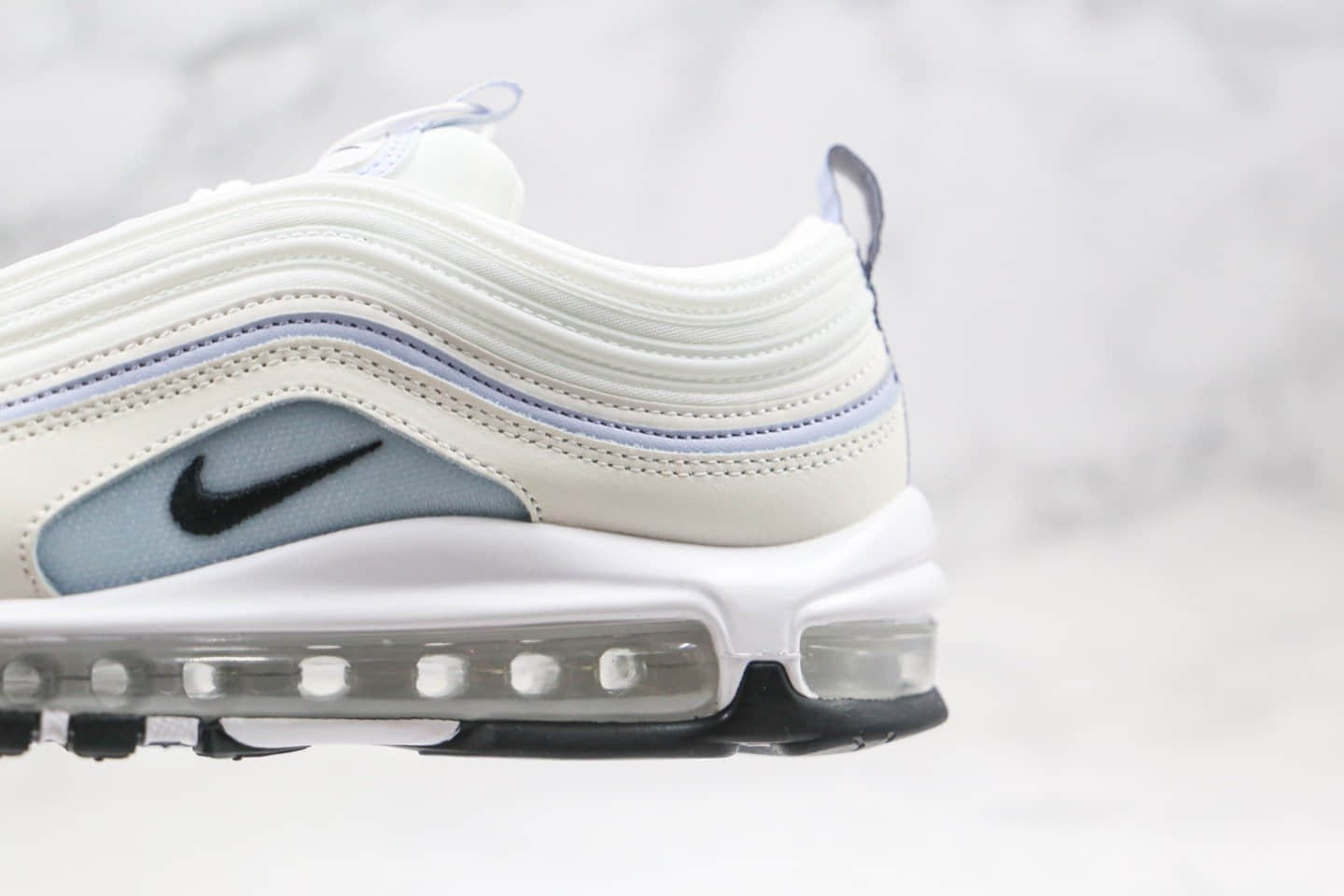 耐克Nike Wmns Air Max 97纯原版本子弹头Max97气垫鞋渐变白粉黄米白色慢跑鞋内置真实气垫 货号：CZ6087-102