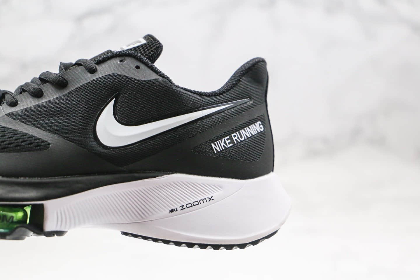 耐克Nike Air ZooM Pegasus Tempo NEXT%纯原版本马拉松透气气垫缓震跑鞋黑白色原档案数据开发 货号：CI9923-083