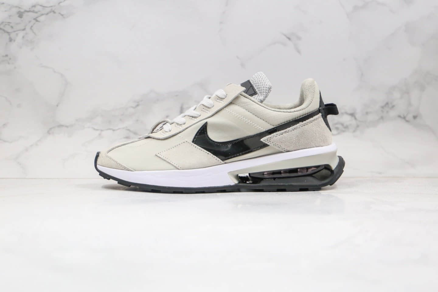 耐克Nike Air Max 270 Pre-Day纯原版本半掌气垫尼龙布Max270灰黑色内置真小潘气垫 货号：KV7726-236