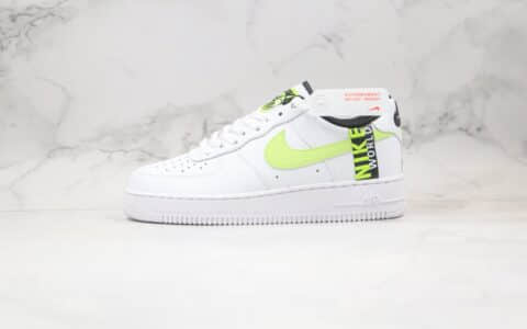 耐克Nike Air Force 1 Worldwide纯原版本低帮空军一号地球日限定白绿色内置全掌气垫 货号：CN8536-100