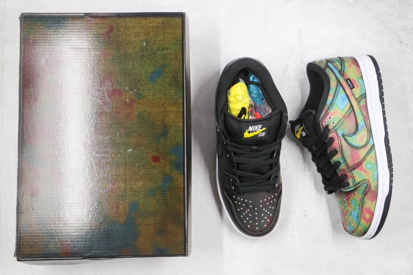 耐克Nike Dunk Low Pro SB QS Thermography x Civilist纯原版本低帮SB DUNK温变热成像板鞋原盒配件齐全 货号：CZ5123-001