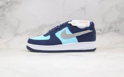 耐克Nike Air Force 1 Pastel White纯原版本低帮空军一号蓝绿银色板鞋内置全掌Sole缓震气垫 货号：311368-301