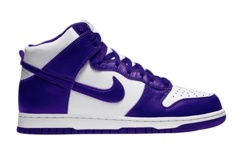 经典白紫配色！全新Nike Dunk High惊艳亮相！ 货号：DC5382-100