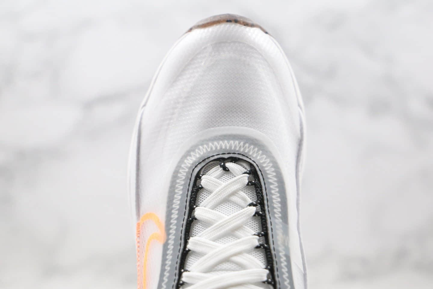 耐克Nike Air Vapormax 2090纯原版本半掌气垫Max2090白橙色内置真小潘气垫 货号：DA1502-100
