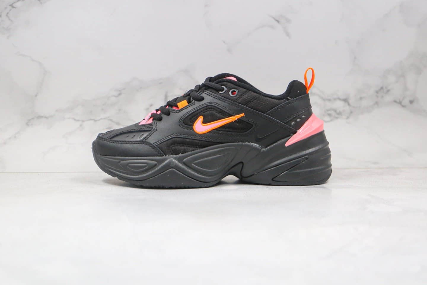 耐克Nike M2K Tekno纯原版本复古老爹鞋M2K黑粉色原档案数据开发 货号：AV4789-008