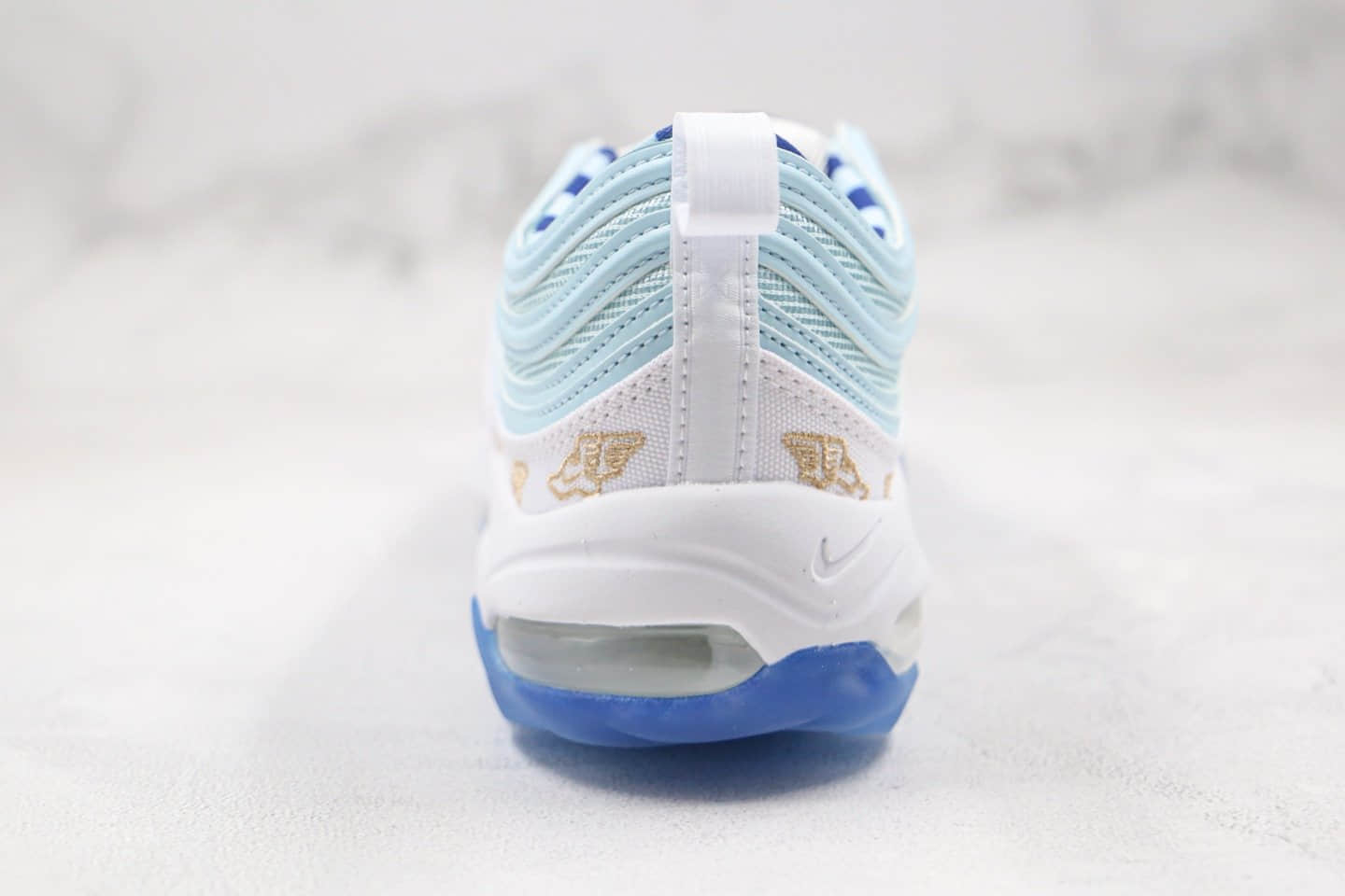 耐克Nike Air Max 97 Wing it纯原版本美国公开赛高尔夫飞马白蓝色翅膀Max97气垫鞋内置真实全掌气垫 货号：CK1220-100
