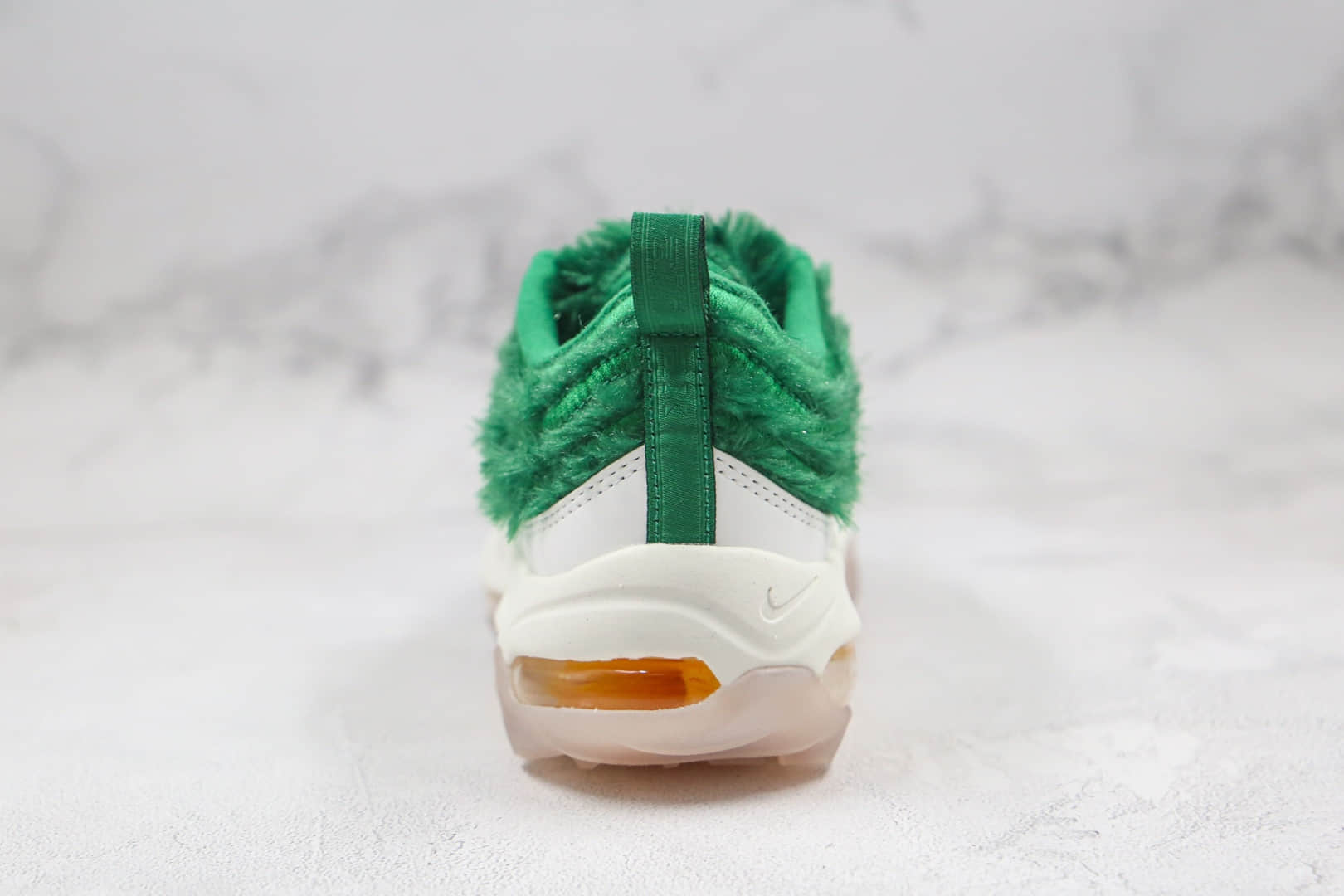 耐克Nike Golf Air Max 97纯原版本高尔夫联名款Max97气垫鞋绿草圣诞节配色原档案数据开发 货号：CK4437-100