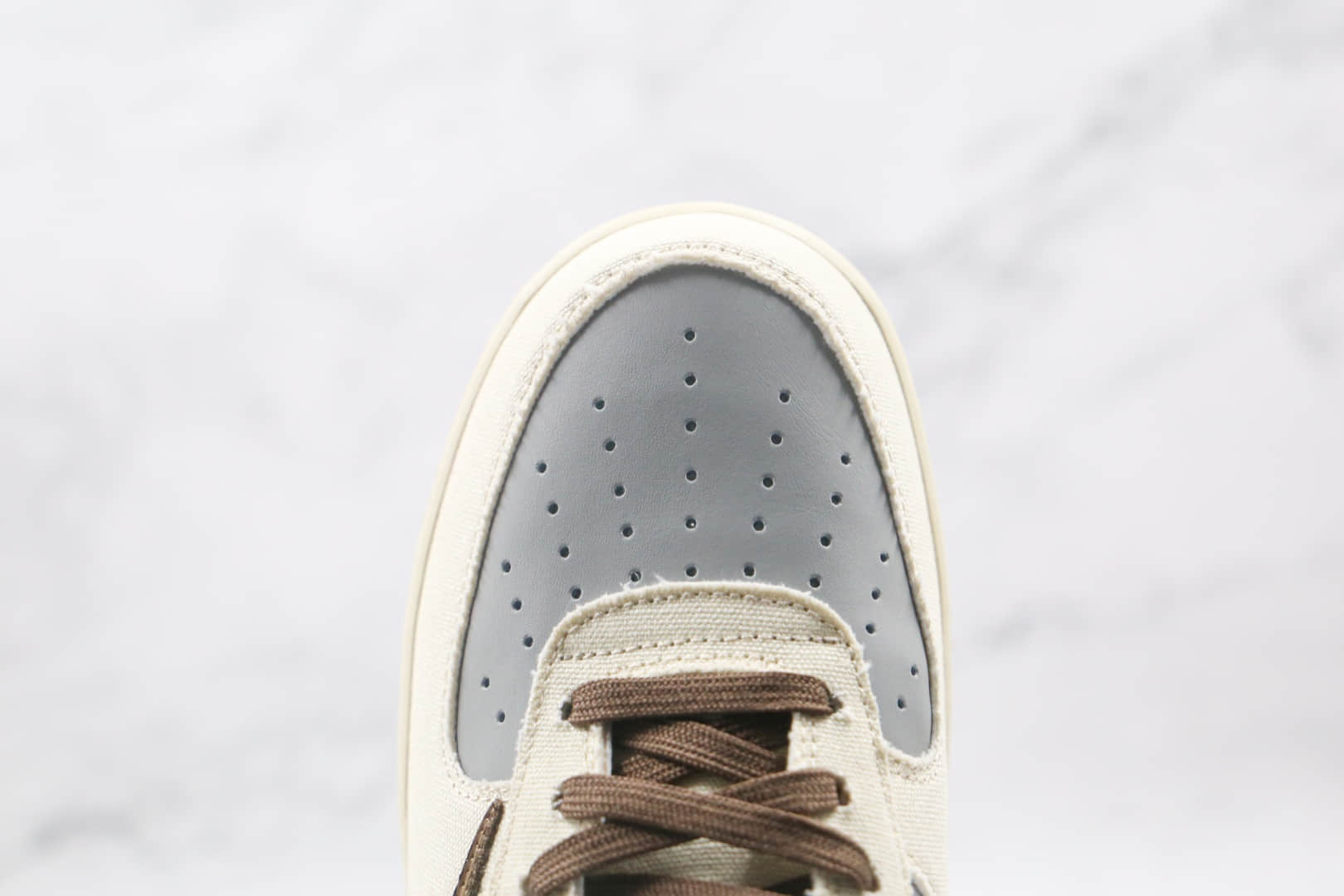 耐克Nike Air Force 1 x Travis Scott x Playstation纯原版本三方联名款低帮空军一号倒钩板鞋内置全掌Sole气垫 货号：BQ5826-208