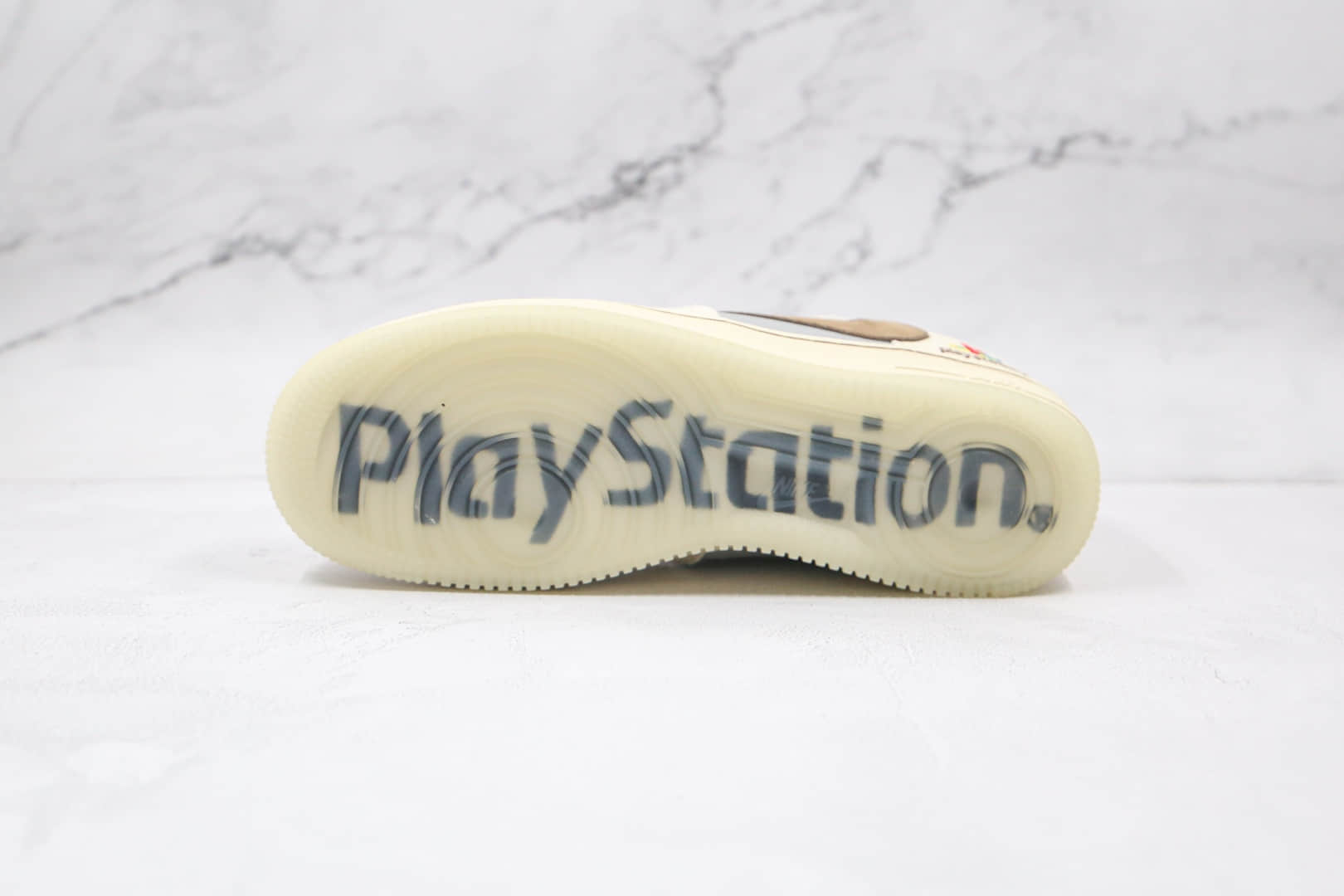 耐克Nike Air Force 1 x Travis Scott x Playstation纯原版本三方联名款低帮空军一号倒钩板鞋内置全掌Sole气垫 货号：BQ5826-208