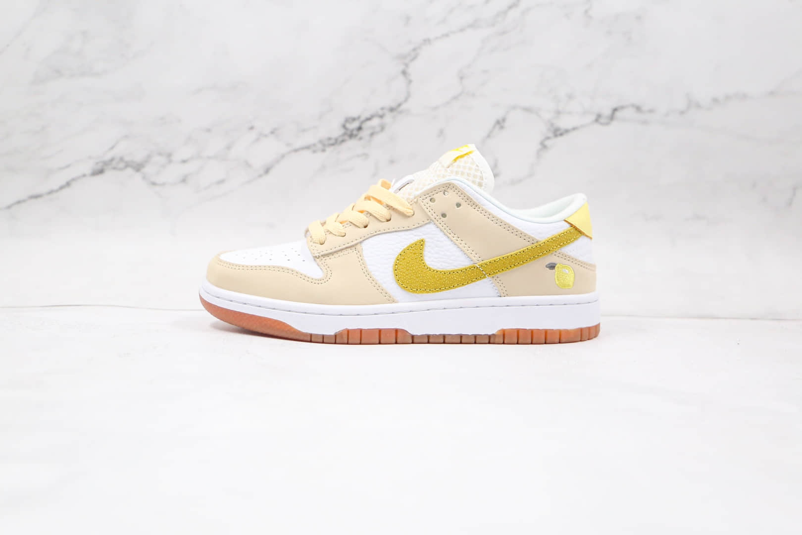 耐克Nike Dunk Low Lemon Drop纯原版本低帮DUNK柠檬米白黄板鞋原楦头纸板打造 货号：DJ6902-700