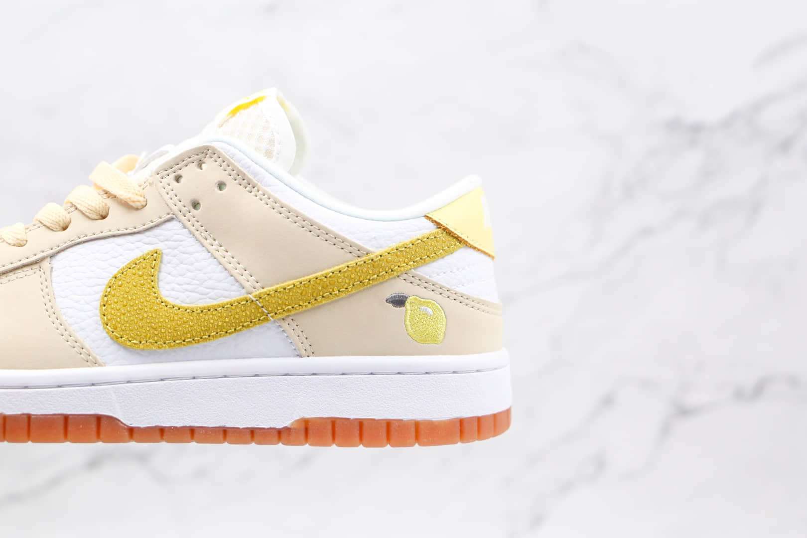 耐克Nike Dunk Low Lemon Drop纯原版本低帮DUNK柠檬米白黄板鞋原楦头纸板打造 货号：DJ6902-700