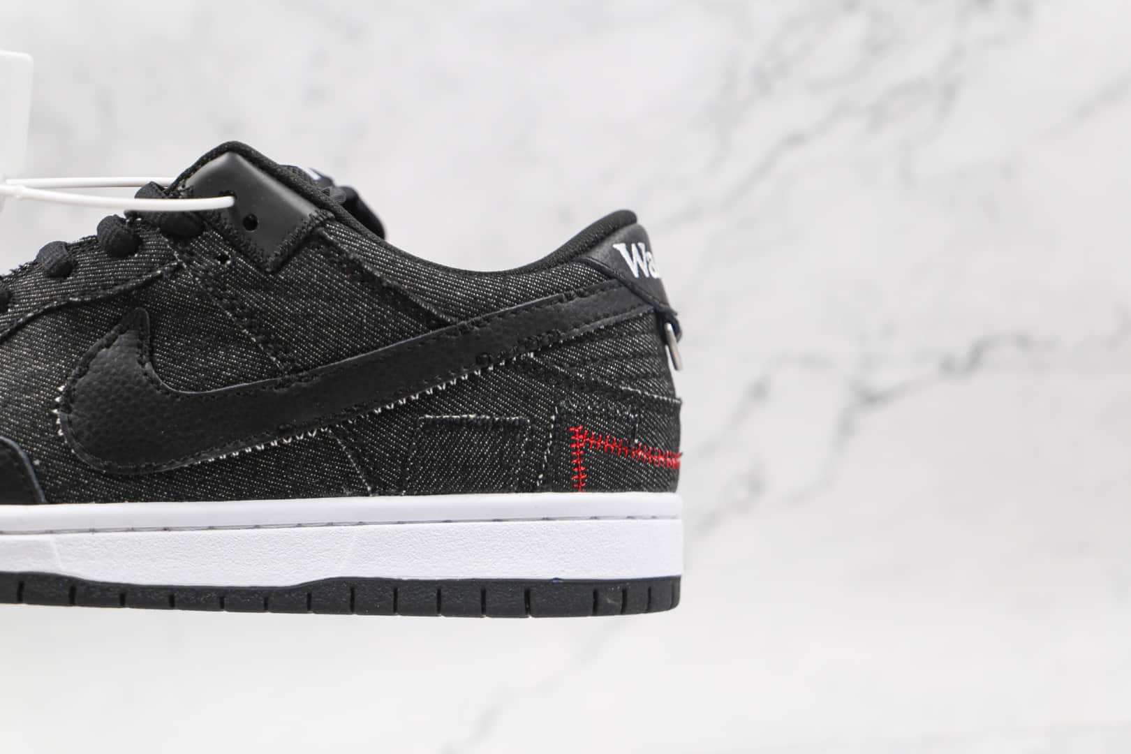 耐克NIKE SB Dunk Low Wasted Youth纯原版本低帮SB DUNK青年联名黑红废材玫瑰印花补丁板鞋内置气垫 货号：DD8386-001