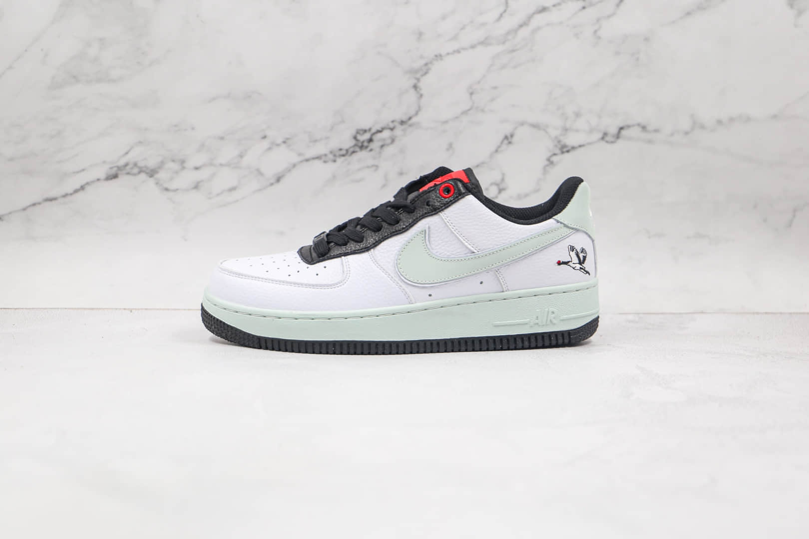 耐克Nike Air Force 1 Low Milky Stork纯原版本低帮空军一号银鹳白绿色板鞋原档案数据开发 货号：DA8482-100