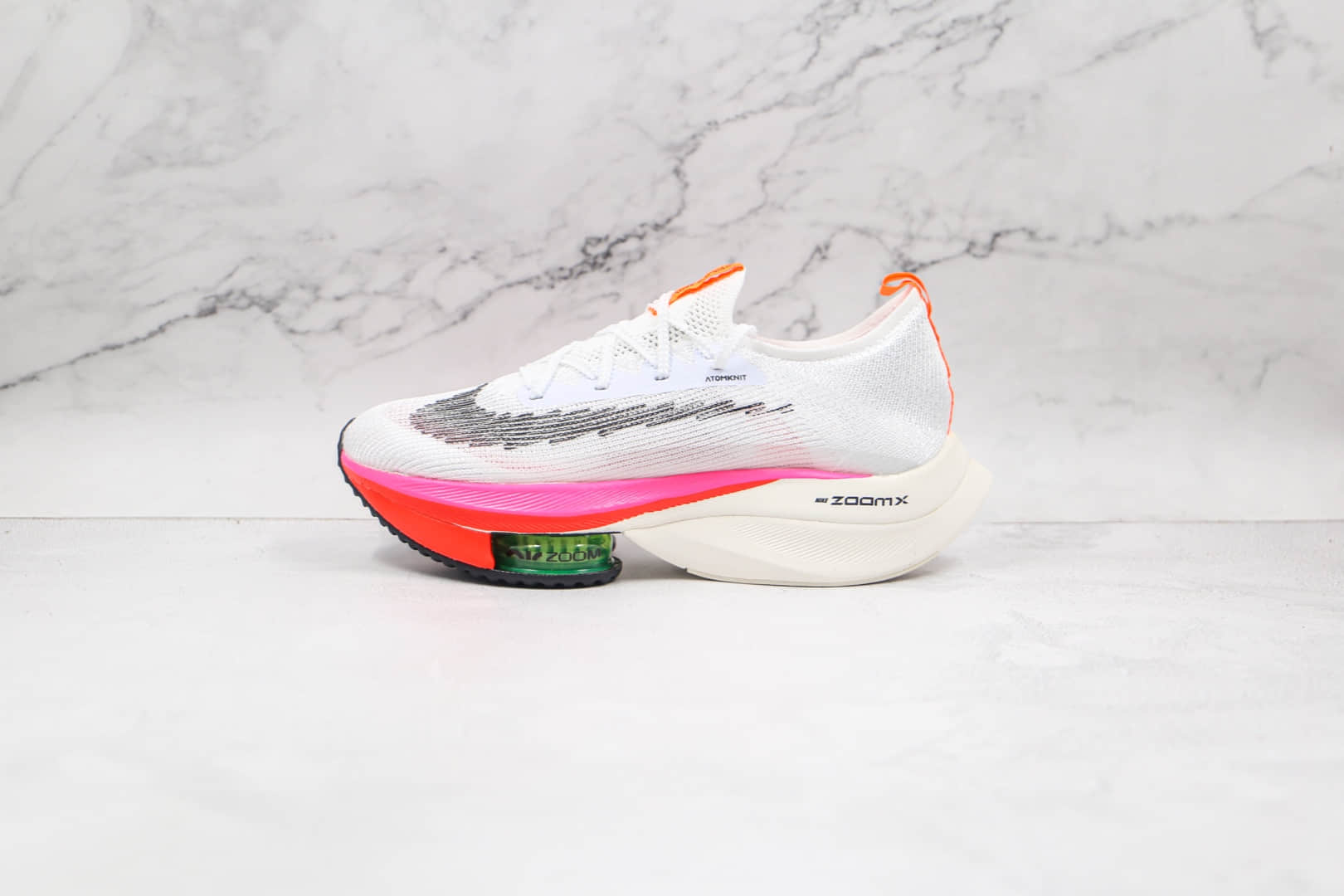 耐克Nike Air Zoom Alphafly NEXT%纯原版本白粉色网面Next%马拉松气垫慢跑鞋原楦头纸板打造 货号：DD8877-300