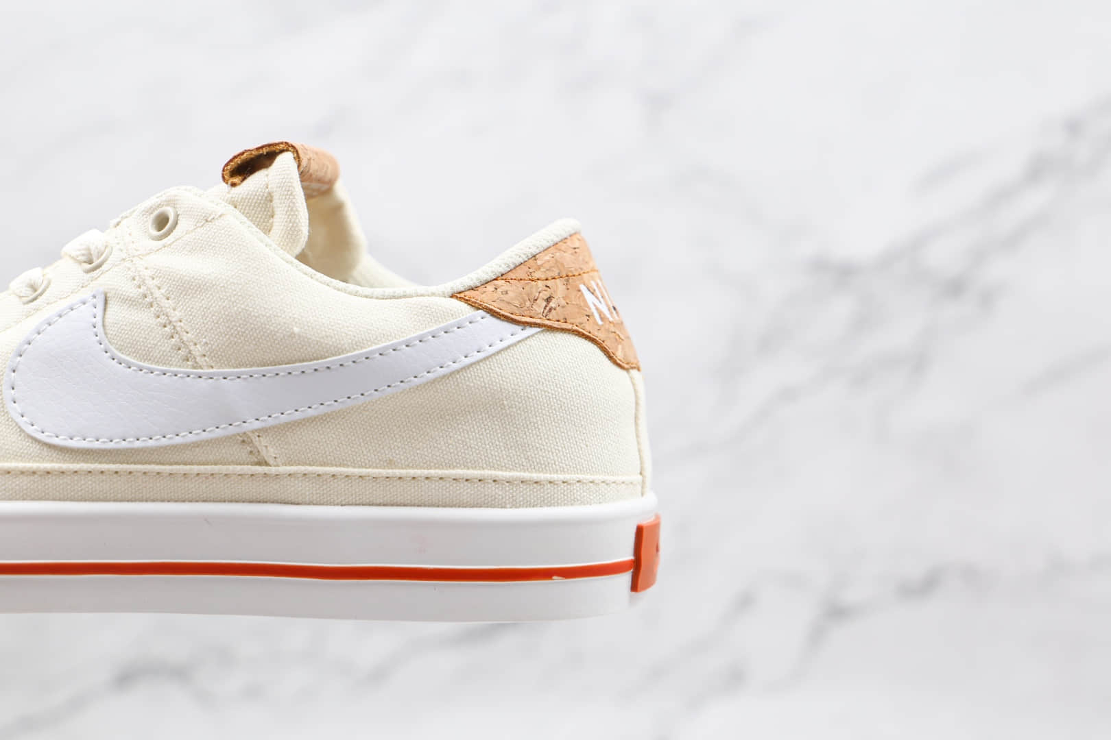 耐克Nike Court Legacy纯原版本帆布鞋米白复古板鞋原盒原标 货号：DC7904-100
