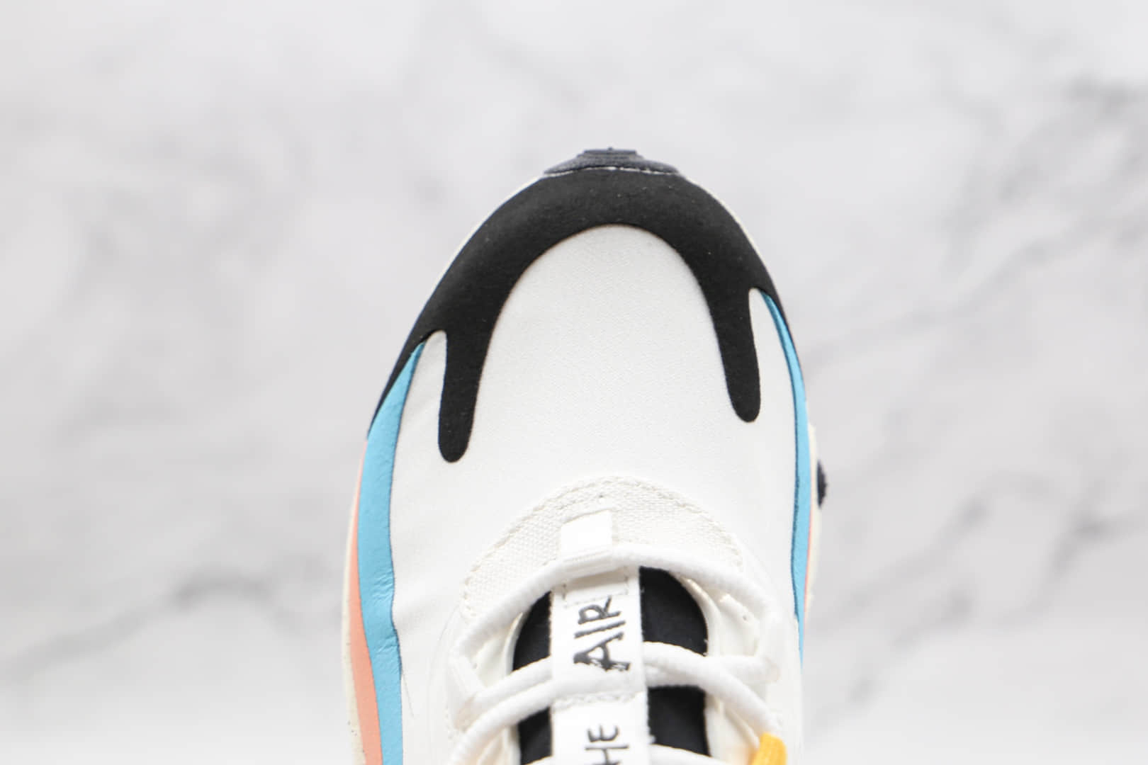 耐克Nike Air Max 270 React纯原版本白蓝红黑色Max270彩虹拼色气垫鞋原厂真小潘气垫 货号：DD8498-161