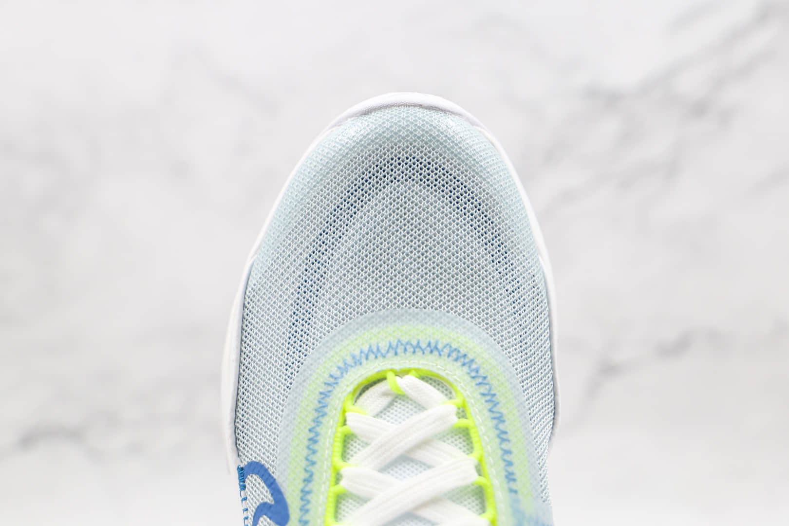 耐克Nike Air Max 2090纯原版本半掌气垫Max270白绿色网面气垫鞋原楦头纸板打造 货号：CZ1708-002