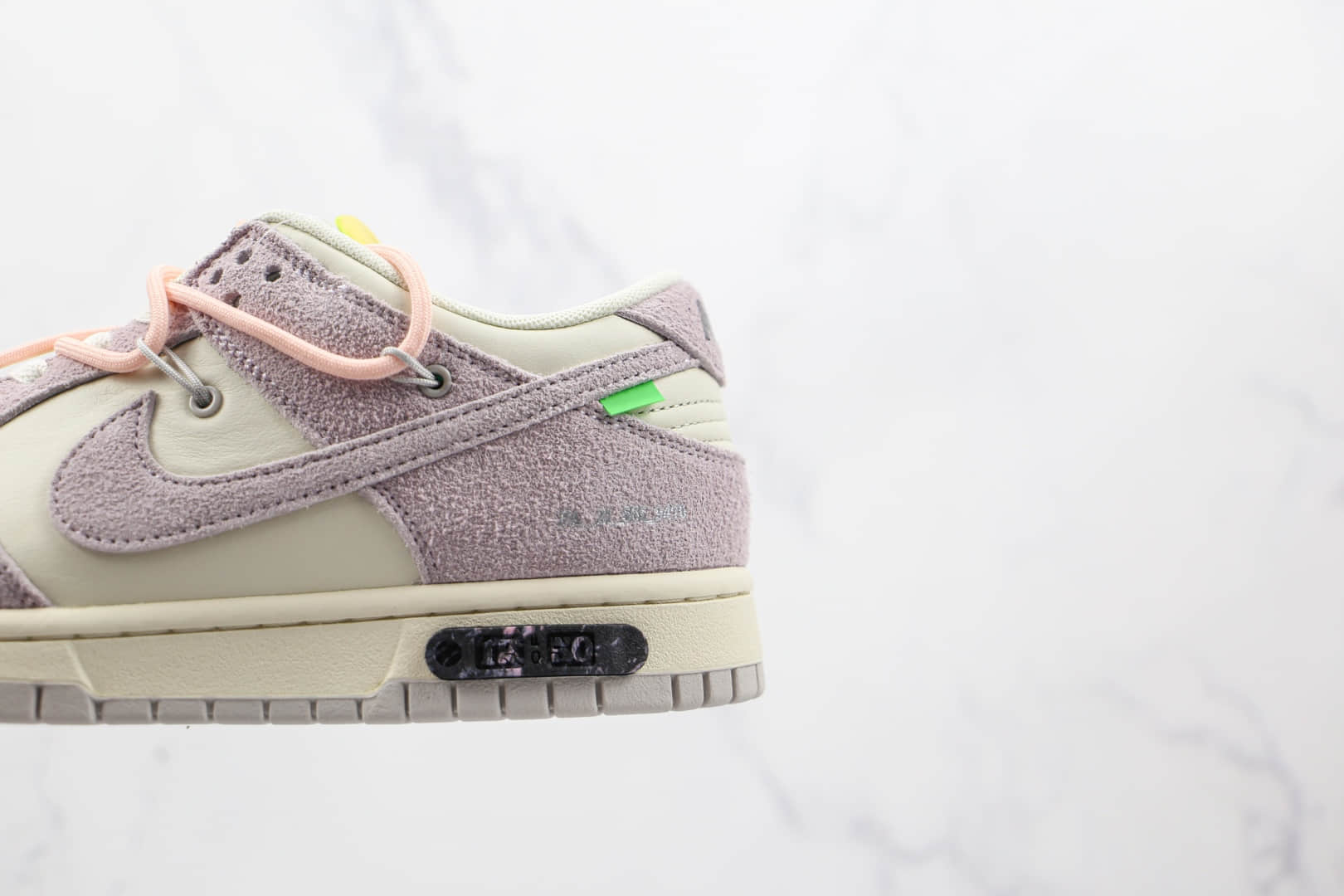 耐克Nike Dunk Low 50 x Off-White联名款纯原版本低帮香芋紫DUNK板鞋原楦头纸板打造 货号：DJ0950-100