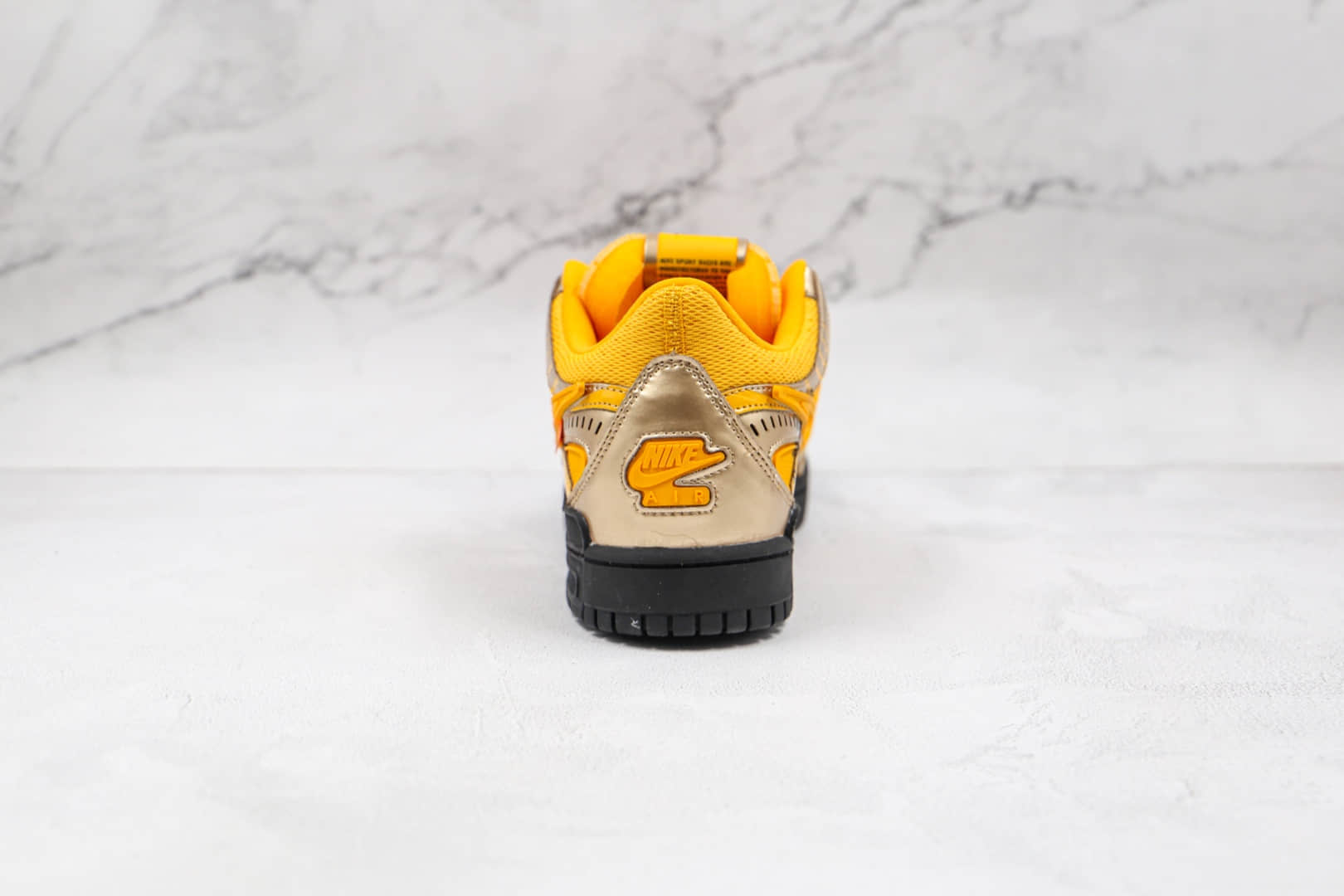 耐克Off-White x Nike Air Rubber Dunk公司级版本低帮Dunk联名OW黑金原纸板原楦打造 货号：CU6015-700