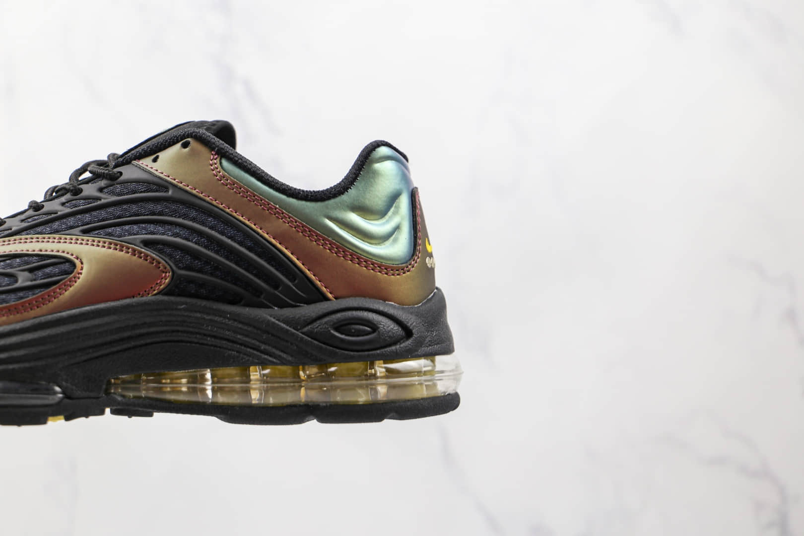 耐克Nike Air Tuned Max OG Dark Charcoal纯原版本深色木炭黑褐绿色Tuned Max气垫鞋原楦头纸板打造 货号：CV6984-001