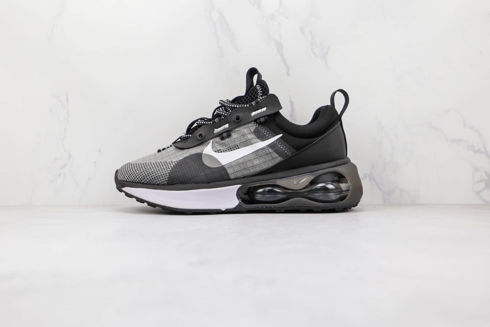 耐克Nike Air Max 2021纯原版本黑灰色Max2021半掌气垫鞋原档案数据开发 货号：DA1925-001