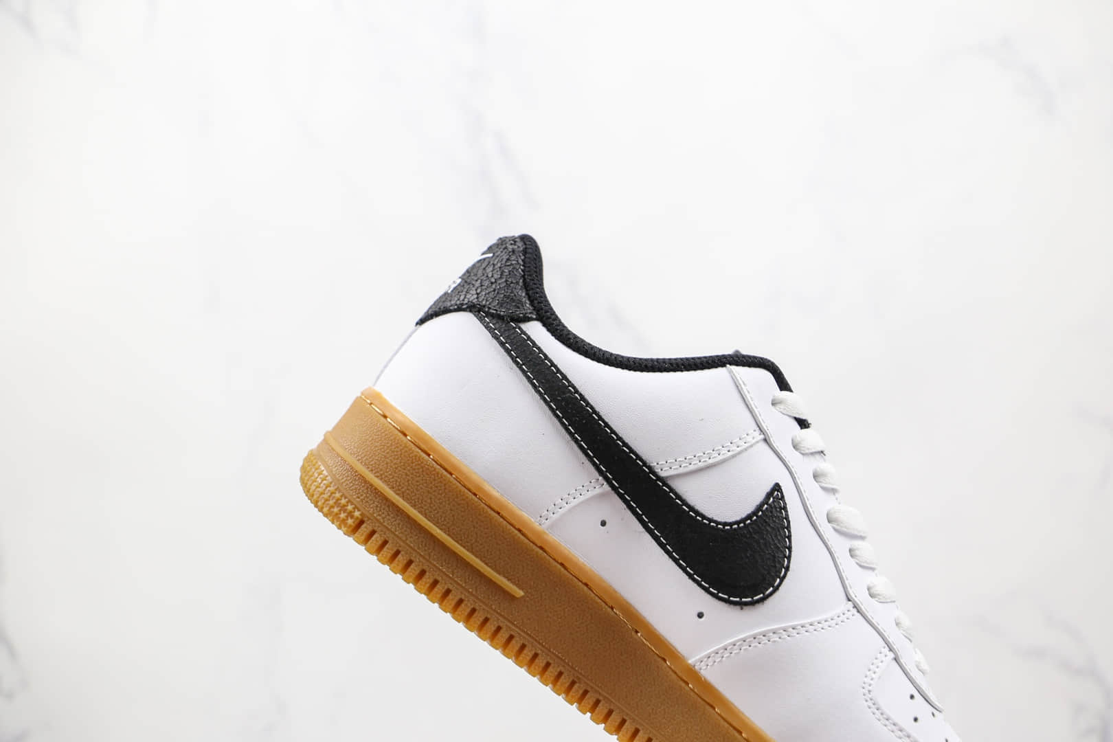 耐克Nike AIR FMRCE 1 07 Have a Nike Da纯原版本低帮空军一号白黑色笑脸生胶底板鞋内置气垫 货号：DO5856-100