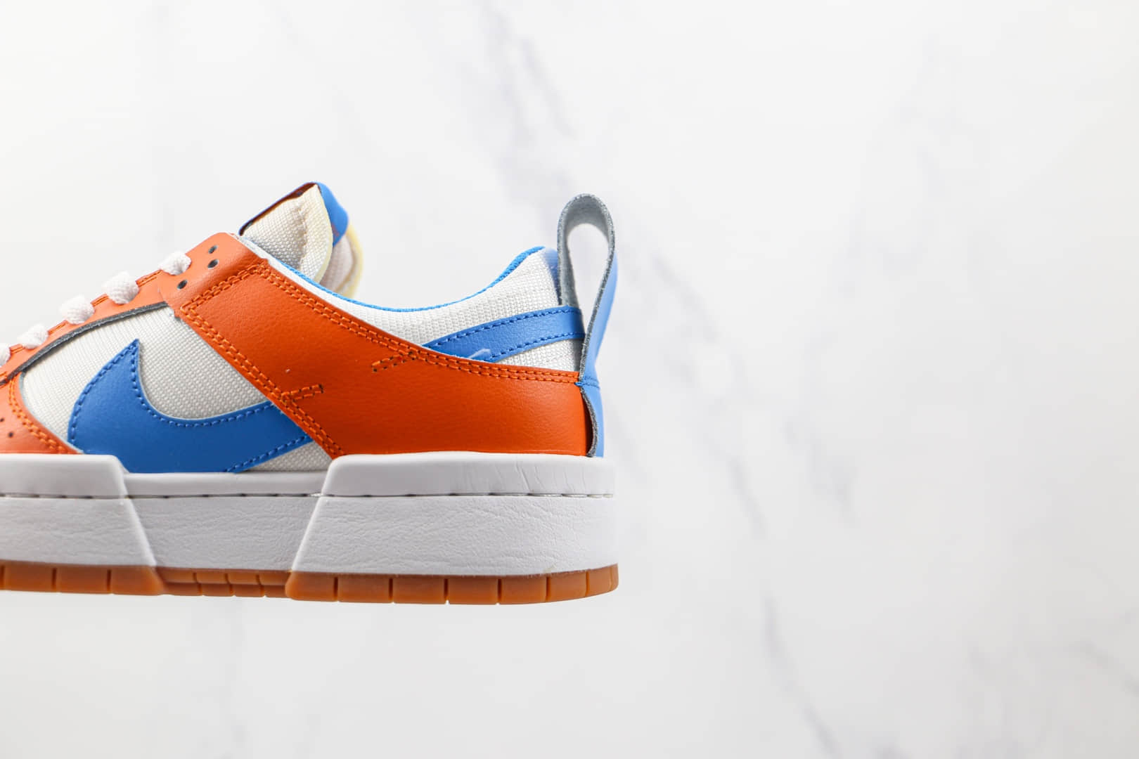 耐克Nike Dunk Low Disrupt纯原版本低帮SB DUNK解构橙蓝色板鞋原楦头纸板打造 货号：CK6654-104