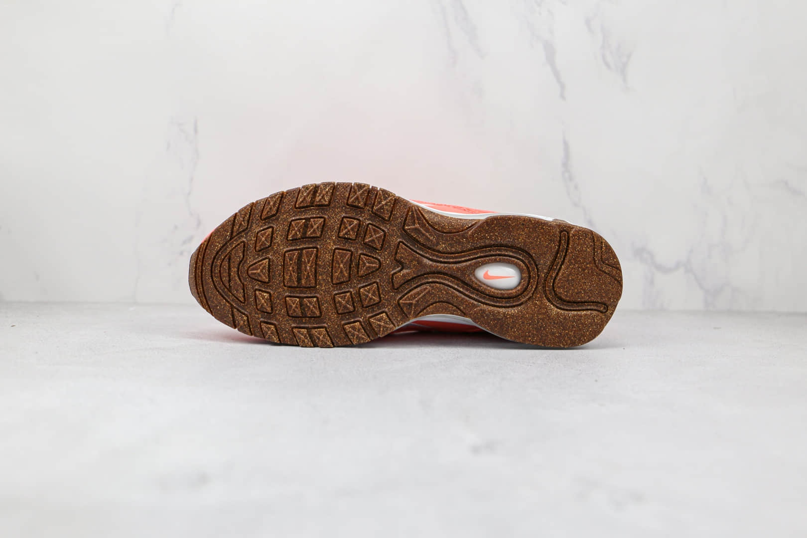 耐克Nike Air Max 97 Cork纯原版本子弹Max97珊瑚色气垫鞋原楦头纸板打造 货号：DC4012-800