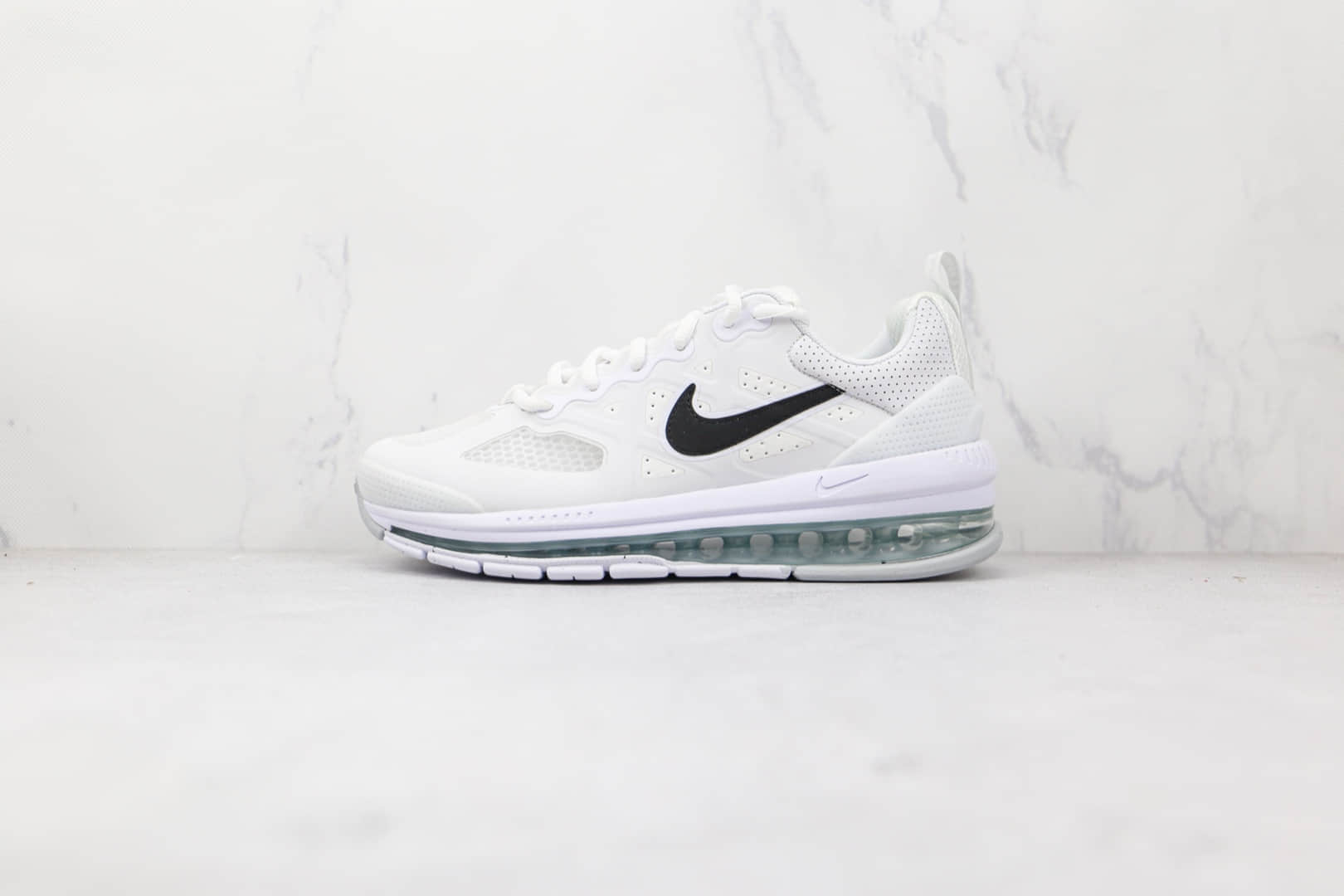 耐克Nike Air Max Genome纯原版本白黑色Genome气垫鞋原楦头纸板打造 货号：CW1648-100