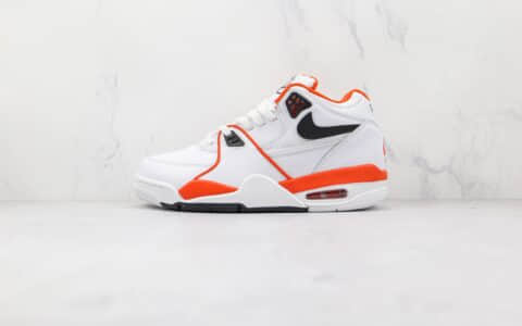 耐克Nike Air Flight 89纯原版本星际篮球鞋主题白橙色复古篮球鞋原盒原标 货号：CZ6097-100