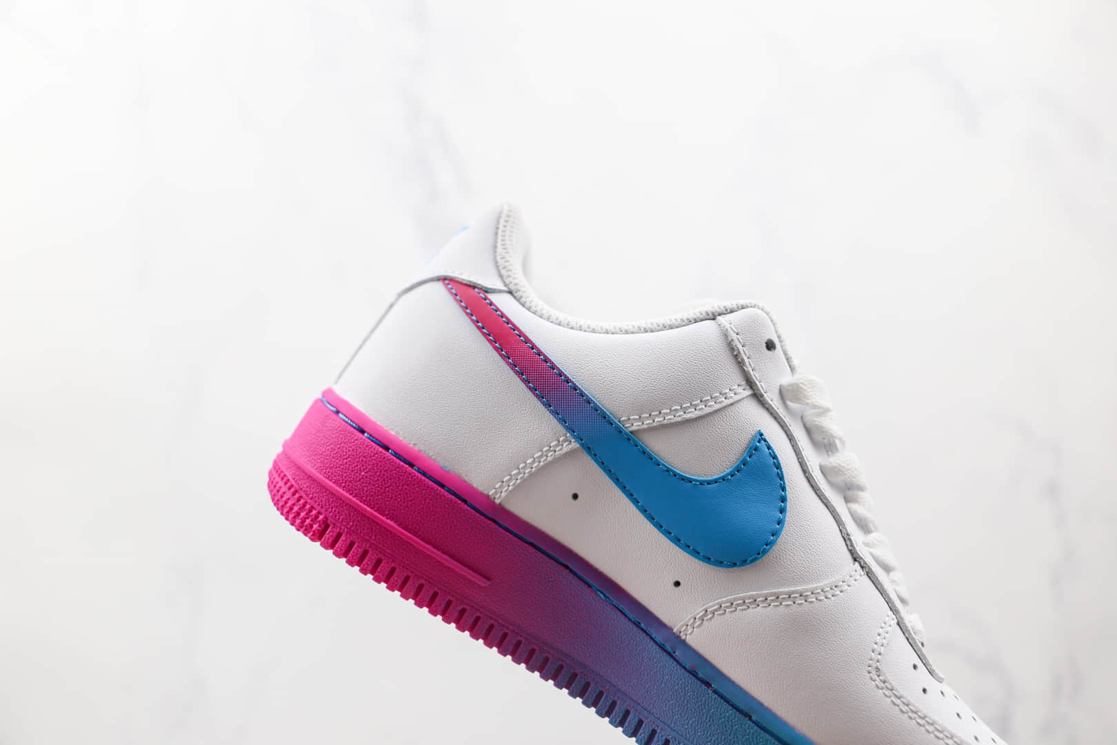 耐克Nike Air Force1 Miami Heat纯原版本低帮空军一号迈阿密热火城市限定板鞋内置气垫 货号：315122-116