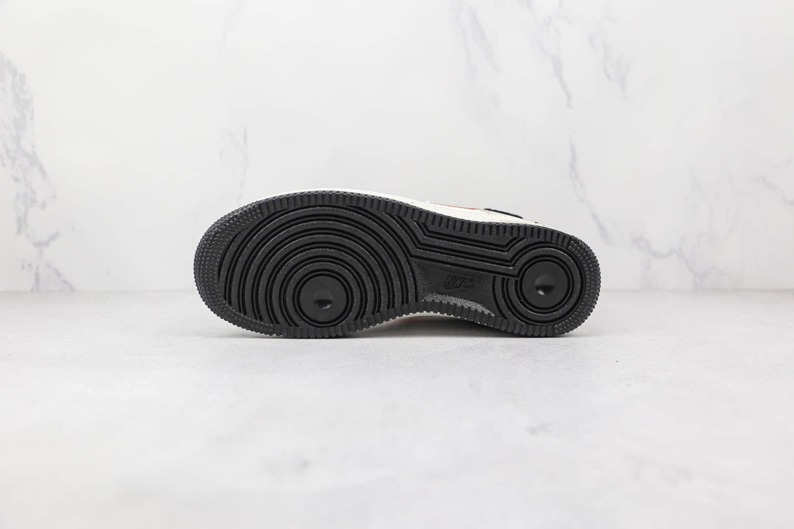 耐克Nike Air Force 1 Low BG纯原版本低帮空军一号米橙色马赛克板鞋内置气垫 货号：DO4657-081