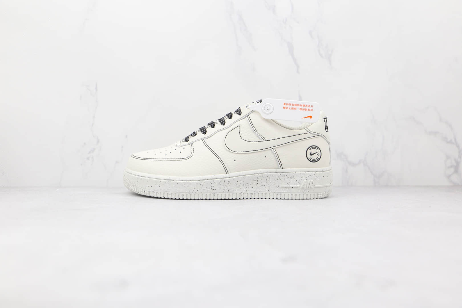 耐克Nike Air Force 1 Low“NYC”纯原版本空军一号满天星AF1白黑缝线原楦头原纸板 货号：CH1808-010