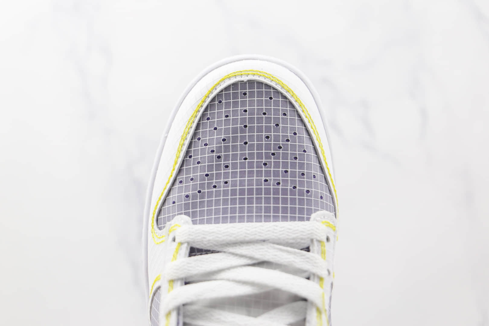 耐克Union x Nike Dunk Low纯原版本联名网格Dunk紫金湖人原鞋开模 货号：DJ9649-500