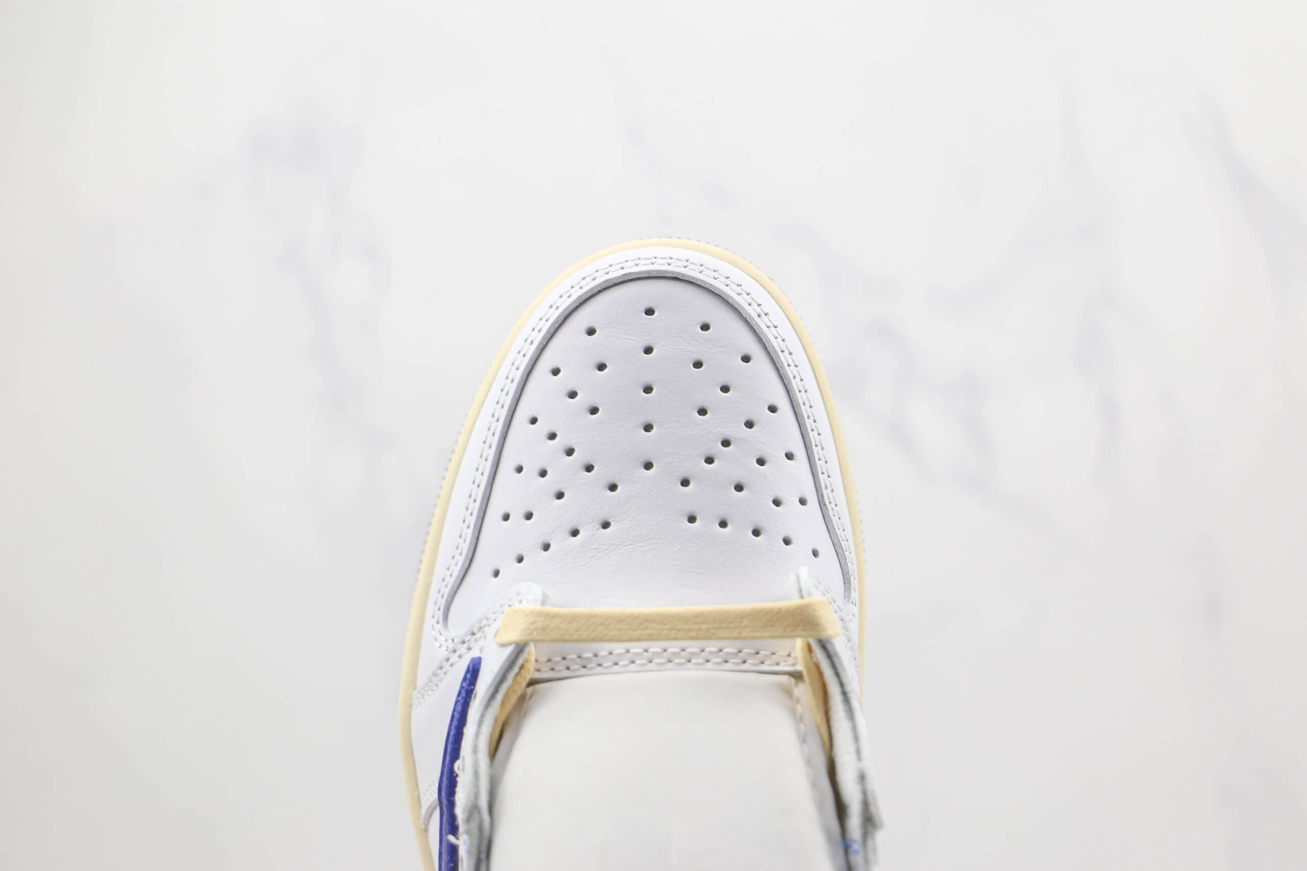 乔丹Air Jordan 1 Low OG SP White Blue x Travis Scott联名款纯原版本低帮AJ1白蓝倒勾板鞋原档案数据开发 货号：DM9868-218