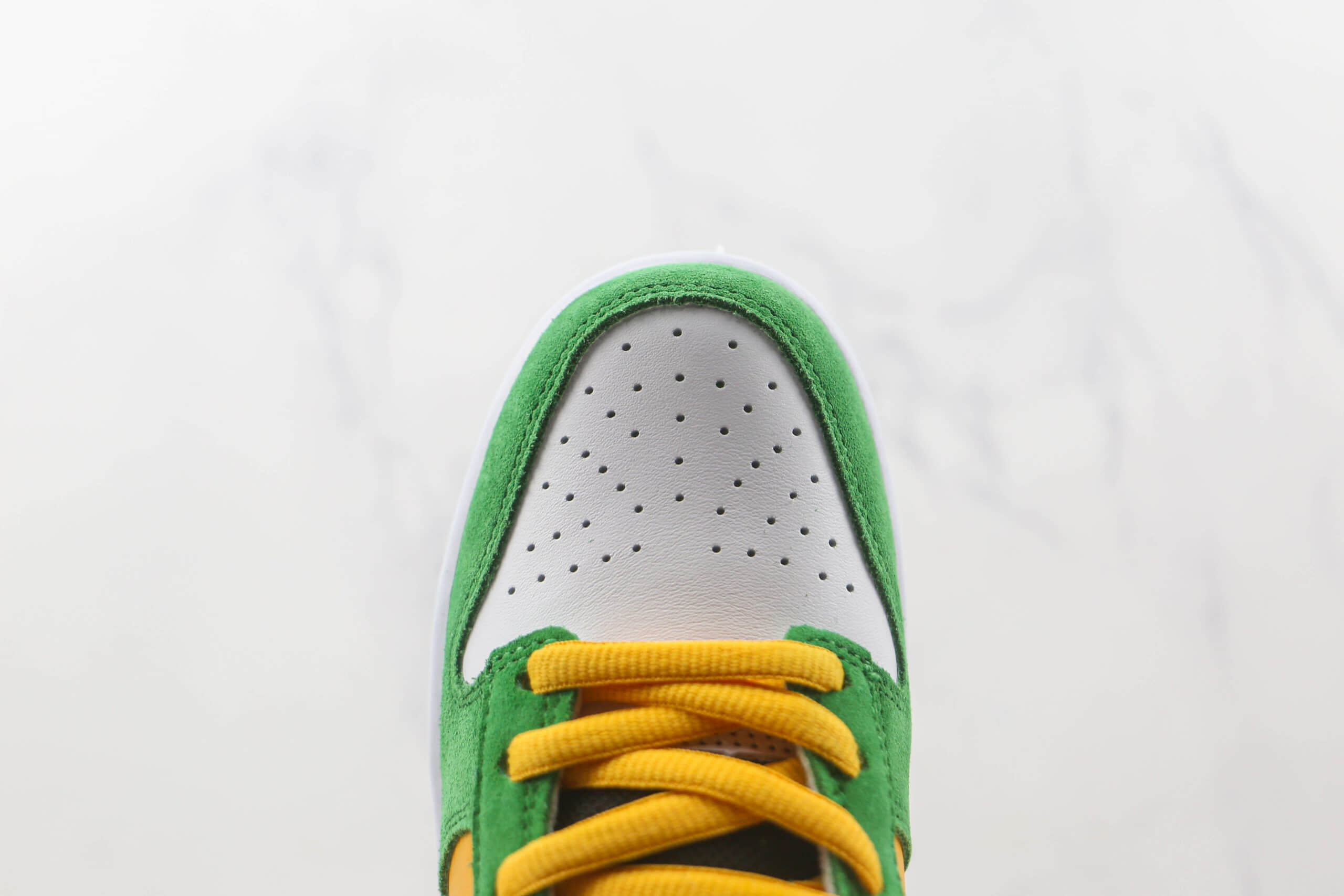 耐克NIKE SB DUNK LOW PRO纯原版本低帮SB DUNK黄绿板鞋原档案数据开发内置气垫 货号：304292-132