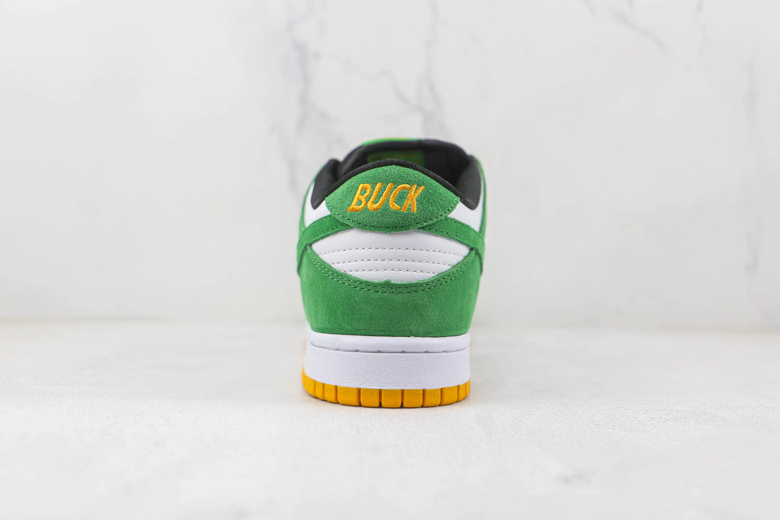 耐克NIKE SB DUNK LOW PRO纯原版本低帮SB DUNK黄绿板鞋原档案数据开发内置气垫 货号：304292-132