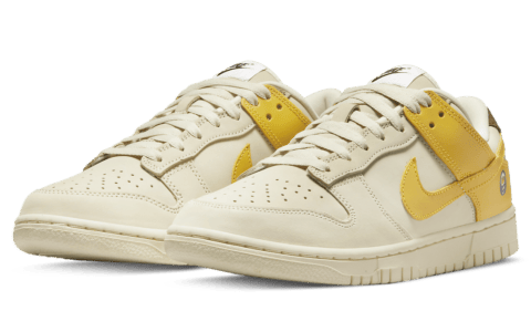 香蕉主题！全新Nike Dunk Low官图释出！ 货号：DR5487-100