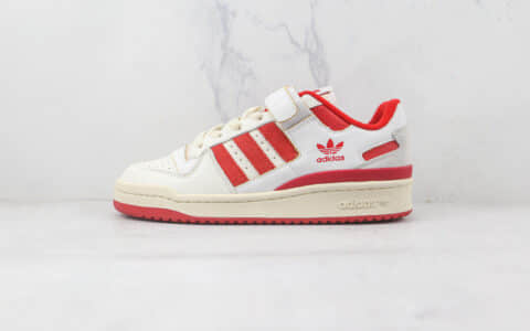 阿迪达斯adidas originals Forum 84 low纯原版本白红魔术贴Forum84复古板鞋原档案数据开发 货号：GY6981