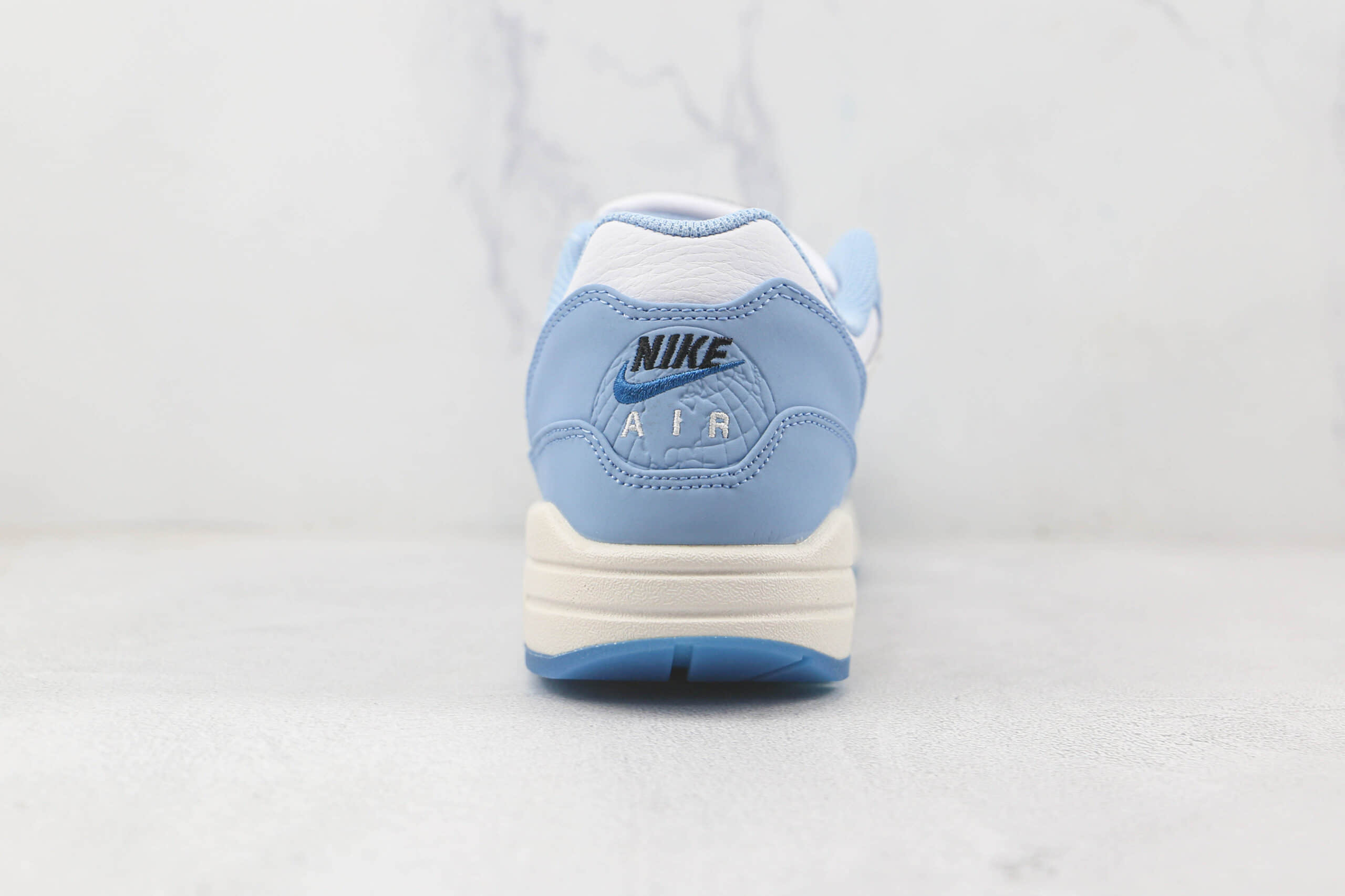 耐克Nike Air Max 1纯原版本蓝图配色Max气垫鞋原楦头纸板打造 货号：DR0448-100