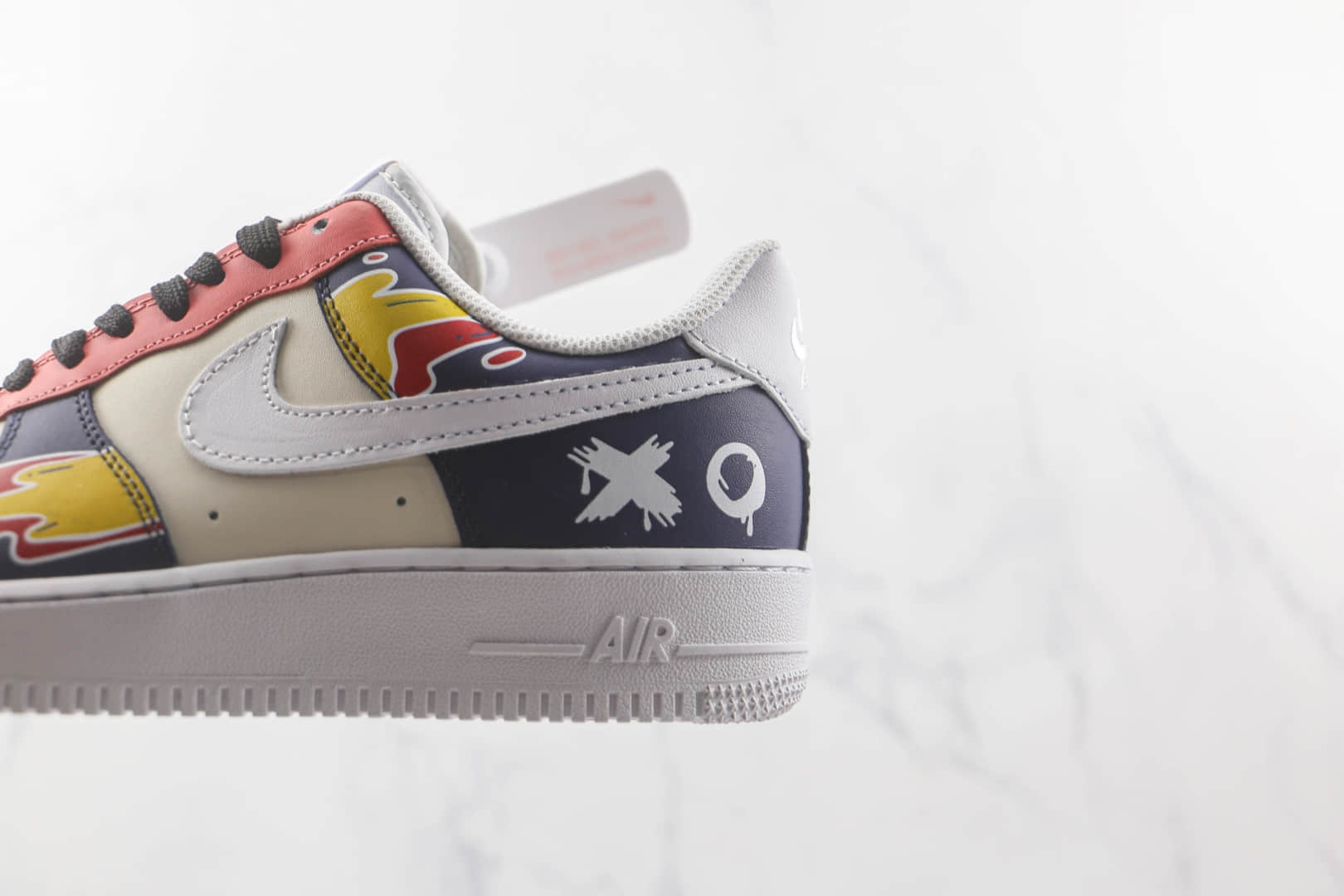 耐克Nike Air Force 1’07 Low纯原版本低帮空军一号XO涂鸦配色板鞋内置气垫 货号：315115-112