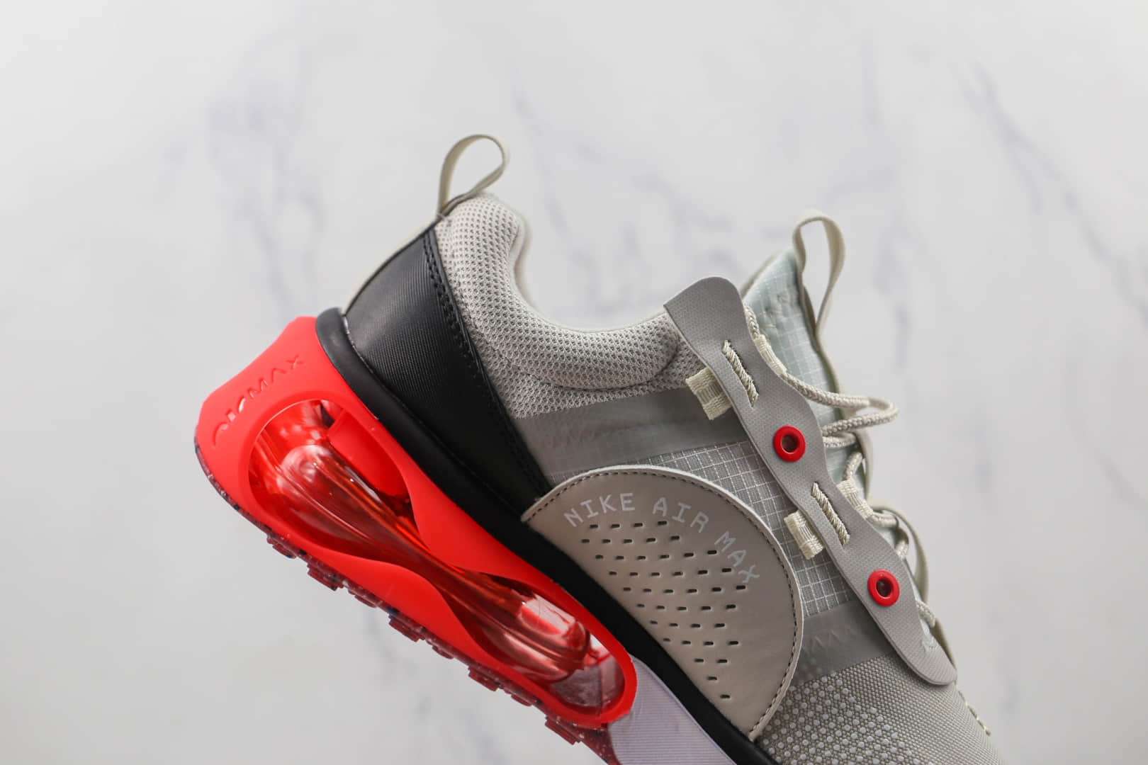 耐克Nike Air Max 2021纯原版本半掌气垫Max2021灰黑红色气垫鞋原楦头纸板打造 货号：DH5103-002