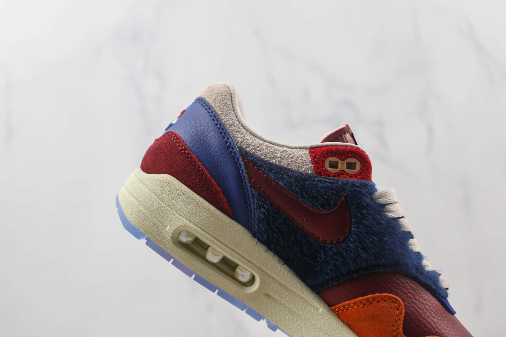 耐克Nike Air Max1 SP Won-Ang x Kasina联名款纯原版本棕色鸳鸯Max1气垫鞋原盒原标 货号：DQ8475-800
