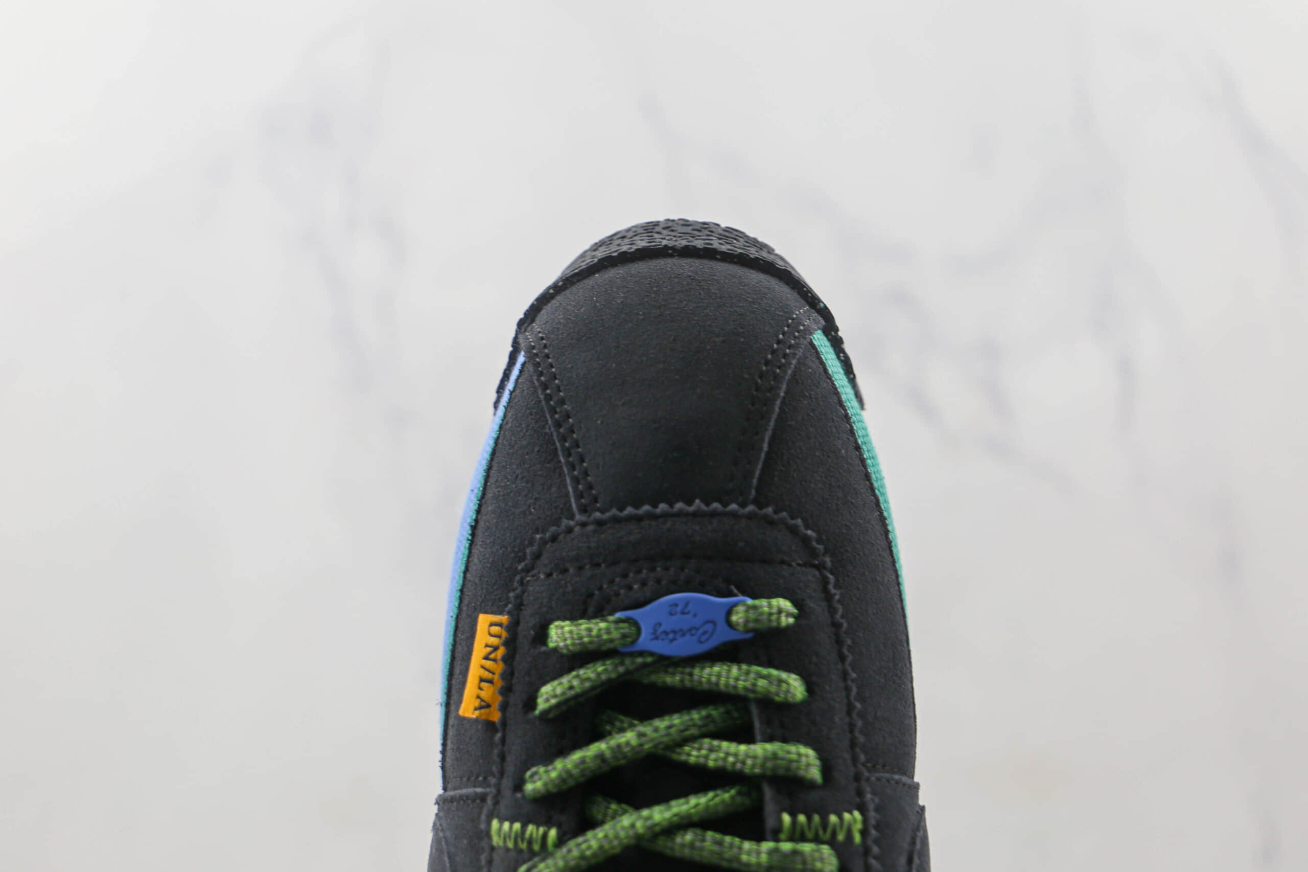 耐克Nike Cortez Low Black x Union LA联名款纯原版本阿甘初代炭黑浅蓝绿慢跑鞋原楦头纸板打造 货号：DR1413-001