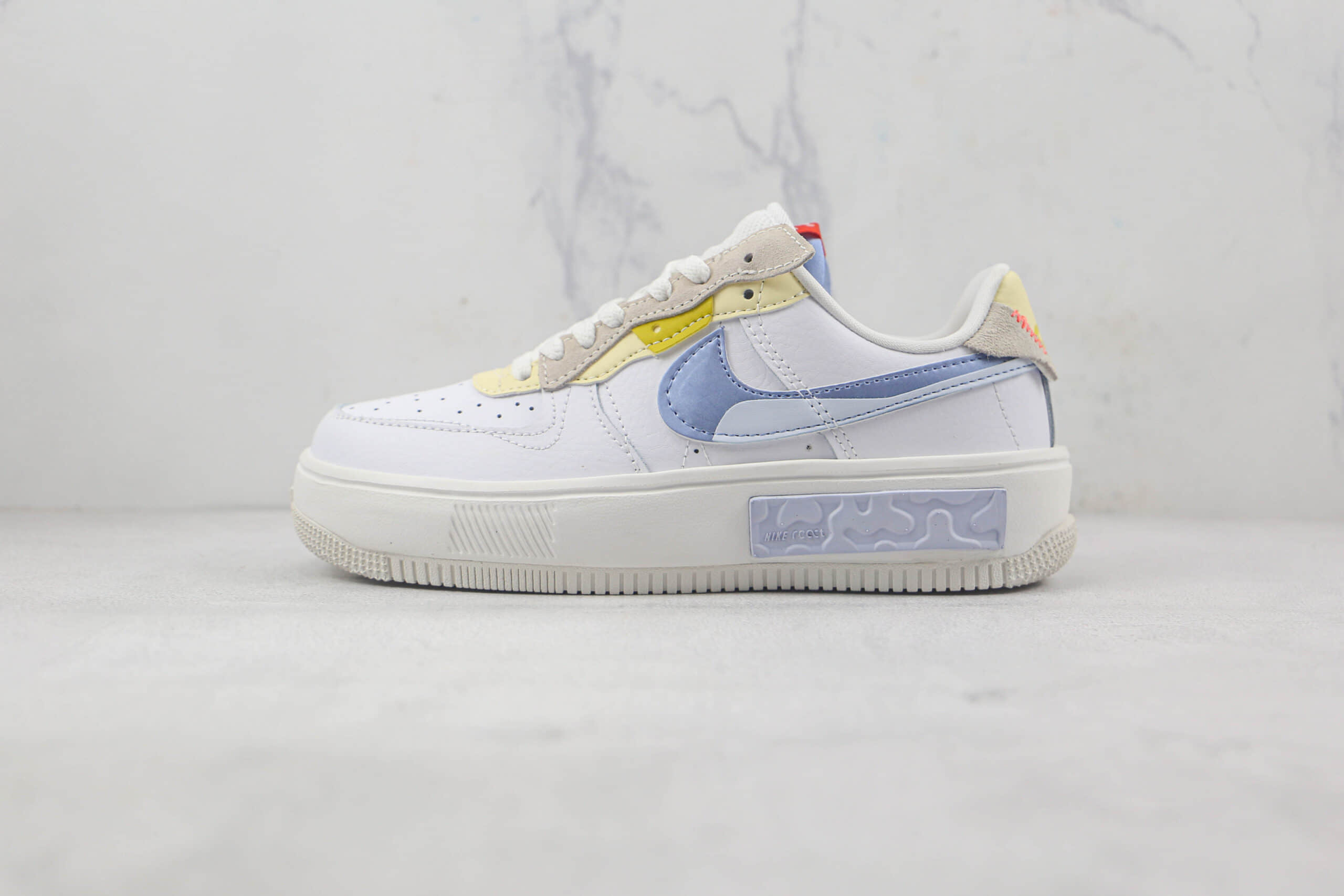 耐克Nike Air Force 1 Fontanka纯原复刻版本天花板空军一号丰塔卡系列爱琴海配色板鞋 货号：DV2175-100