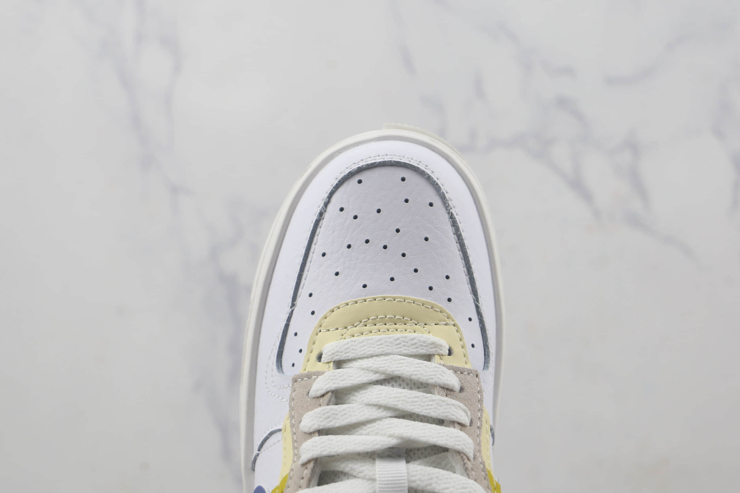 耐克Nike Air Force 1 Fontanka纯原复刻版本天花板空军一号丰塔卡系列爱琴海配色板鞋 货号：DV2175-100