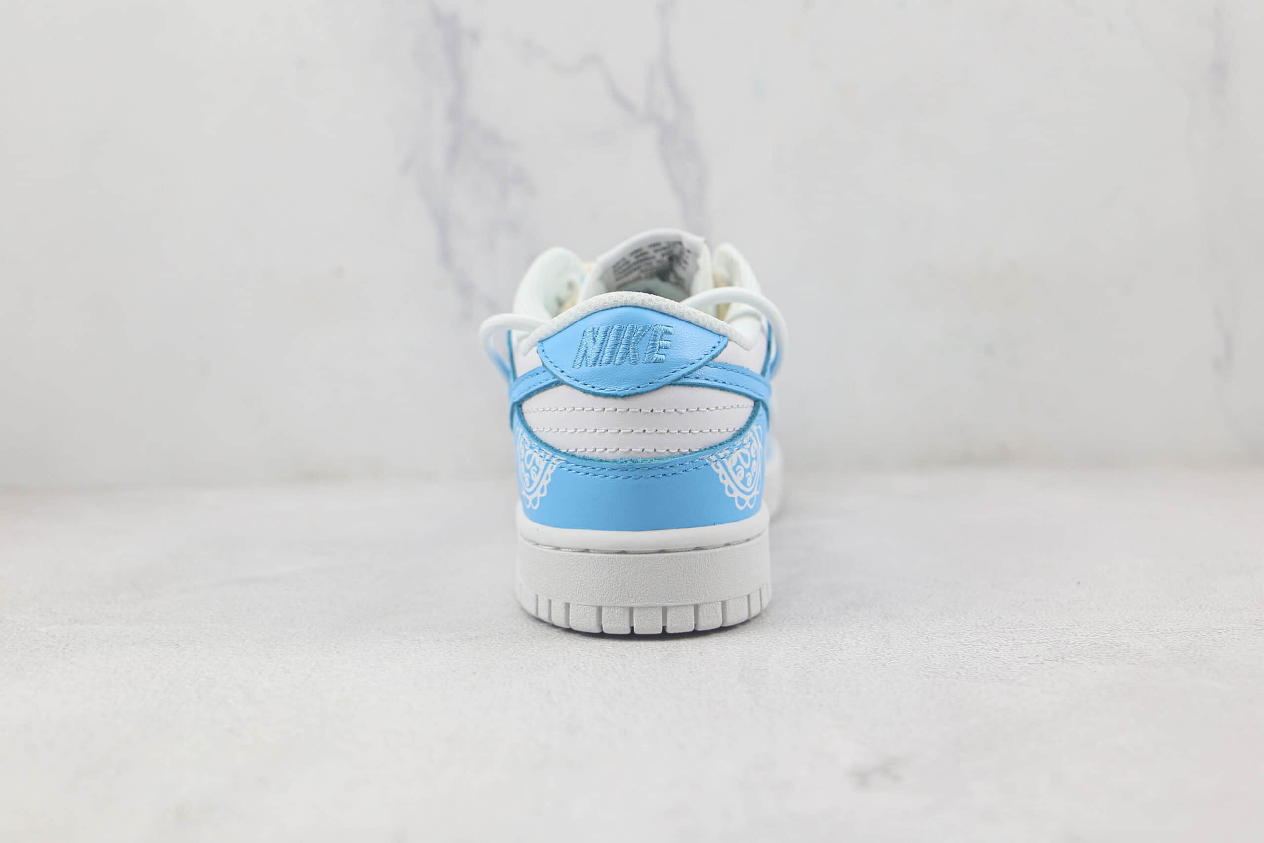 耐克Nike SB Dunk Low Retro Vibe天花板低帮SB DUNK做旧风白蓝色解构板鞋内置气垫货号：DD1503-109